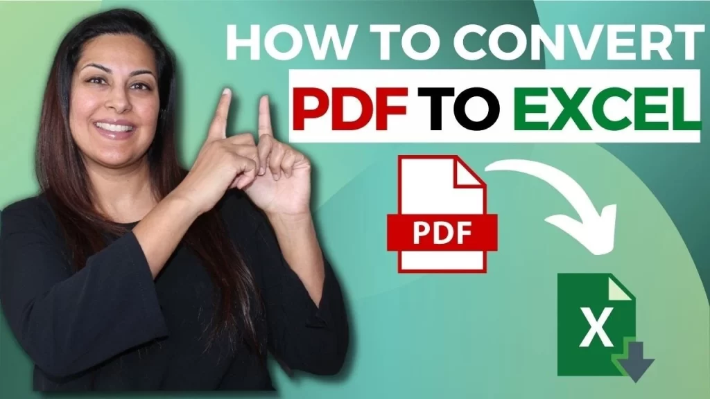 How To Convert Pdf to Excel - Samina Ghori